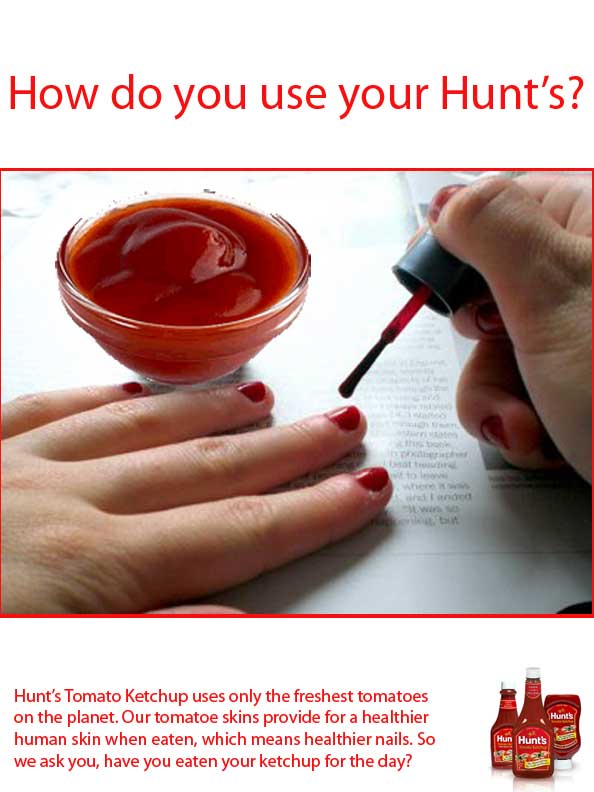 Hunt's Healthy Nails Ad - 
