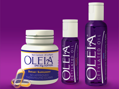 Oleia Oil & Softgel Bottle Package Design - 