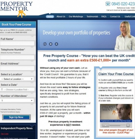 Property Investment Website: Property Mentor by Soula Digital Design