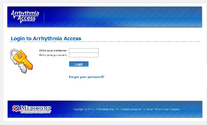 Arrhythmia Access Website - 