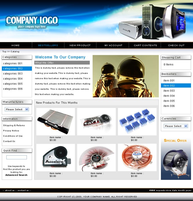Web Site Template - 