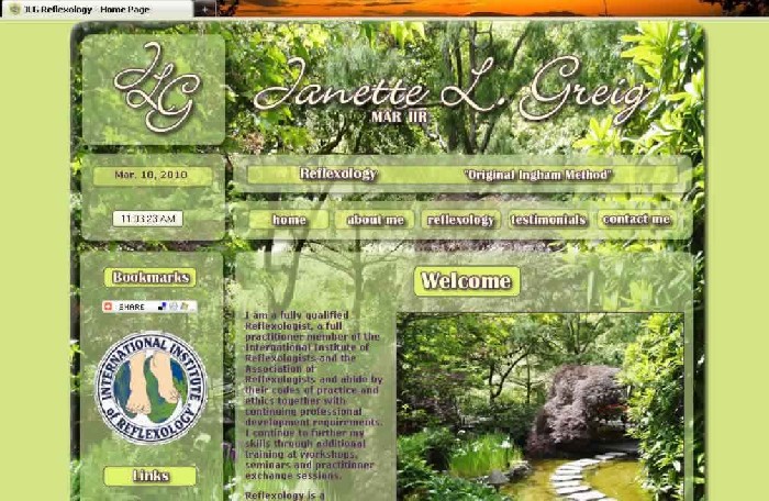 JLG Reflexologist Home Page - 