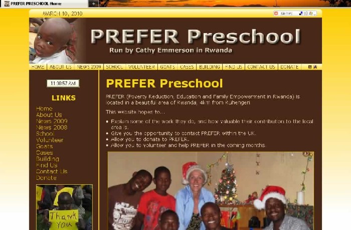 Prefer Preschool Home Page (small Text Default) - 
