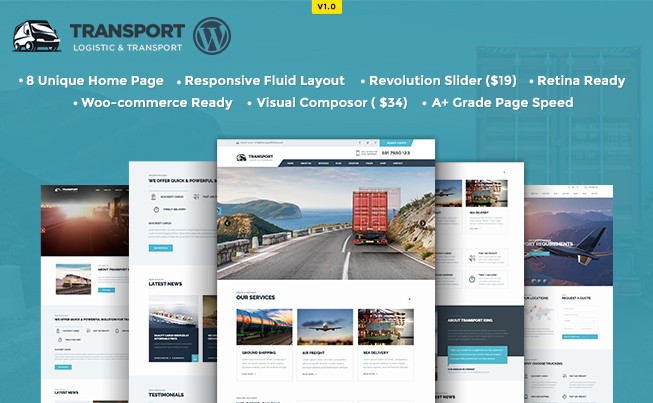 Transport WordPress Theme - 